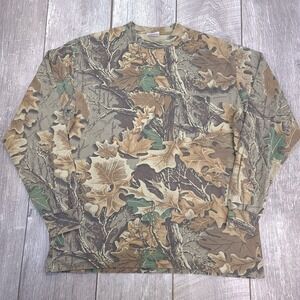 Wrangler Mens Rugged Wear Pocket T-Shirt XL Advantage Tee Long Sleeve Top